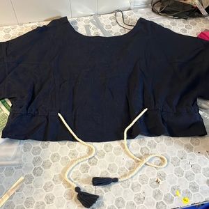 Fate Medium Oversized Short Sleeve Cropped Blouse